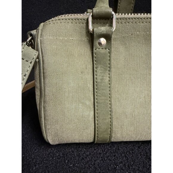 Readymade Olive Green Canvas Overnight Bag Made In Japan - Picture 14 of 15